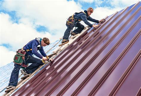 house metal roof install|residential steel roofing installation.